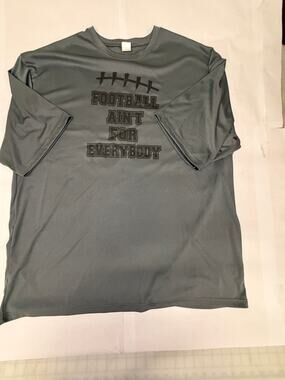 C2 Sport Men's Athletic Tee Size 3XL Gray Polyester